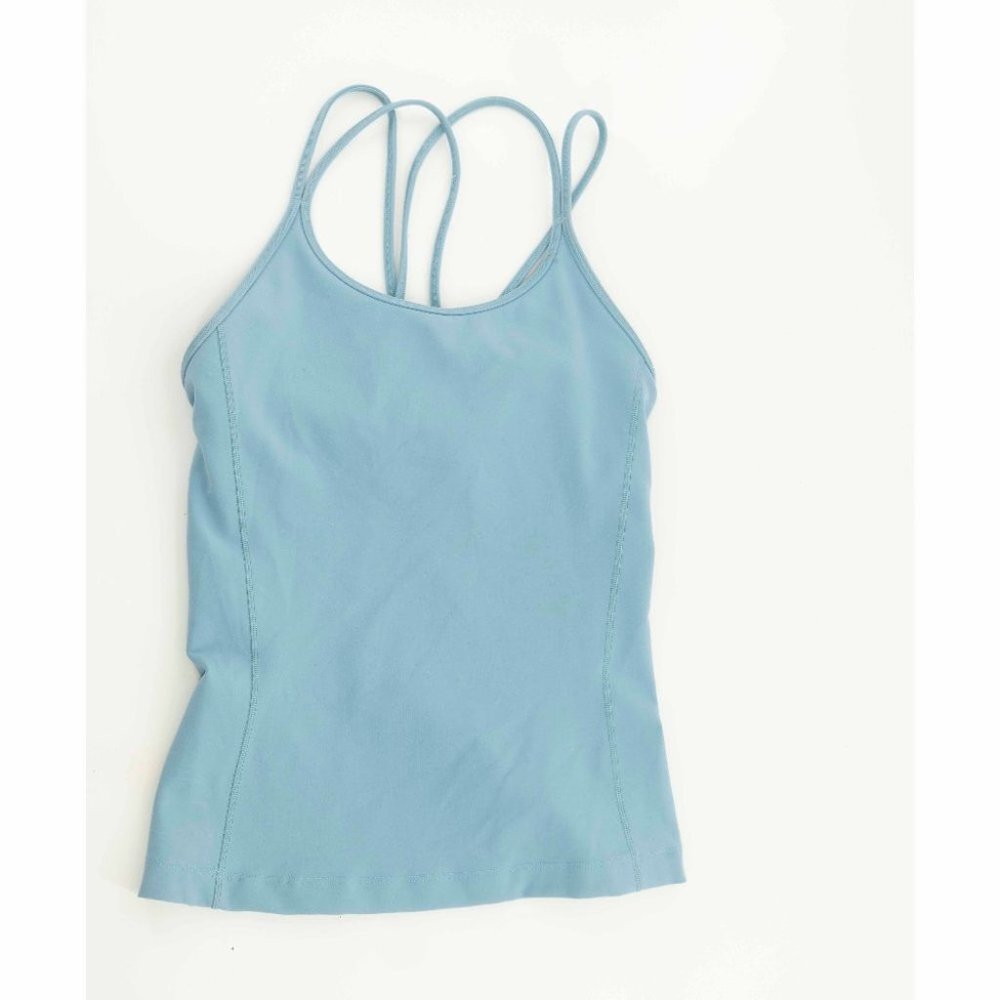 Lululemon Free To Be Tank *Everlux Aqua Smoke Blue | 2 - Picture 4 of 7